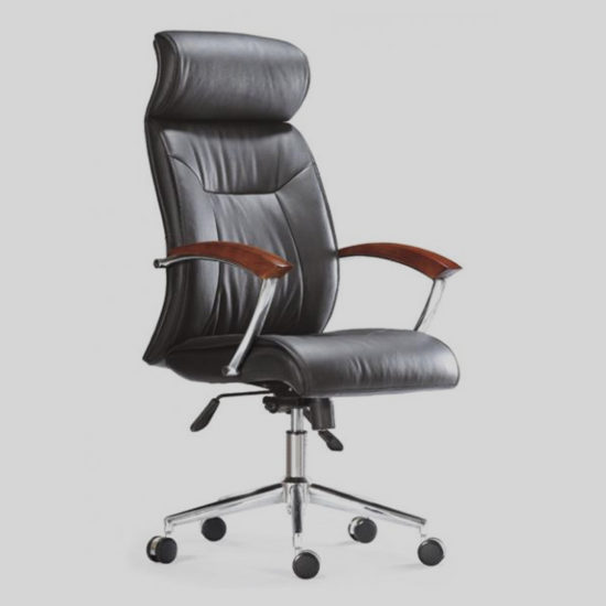Chaise directeur Excellence H.D. Base Chromée